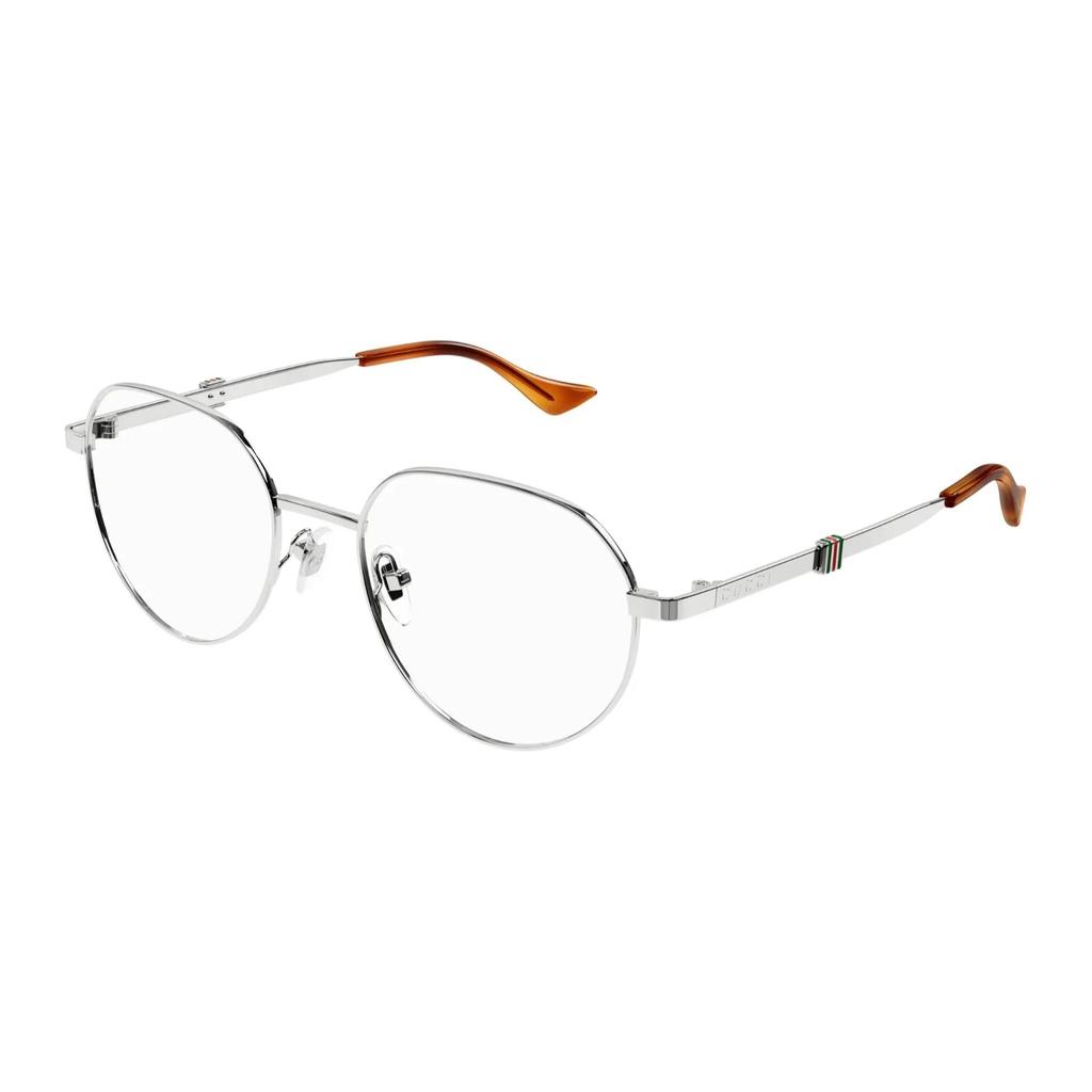 GUCCI Eyewear Round Frame Glasses (Unisex) Prescription Glasses GG1496O003
