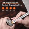 B97A-Electric Micro Engraving Pen USB Chargeable Cordless Rotary Tools,37000 PRM And Low Noise For Wood Stone Jewelry