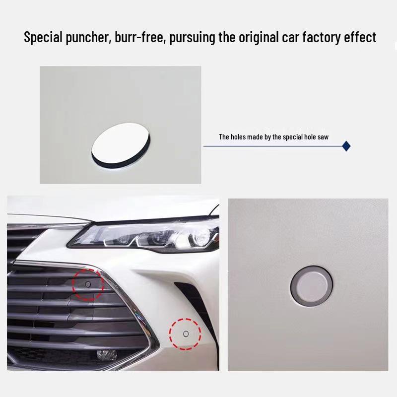 Front & Rear Radar with RAV4 Rongfang Instrument Display for 22 Models