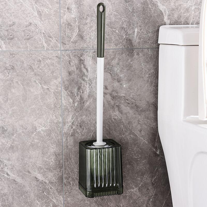 Toilet Brush for Household Use No Dead Corners, New Wall Mounted Toilet Squatting Toilet Toilet Cleaner with Base Long Handle Toilet Brush