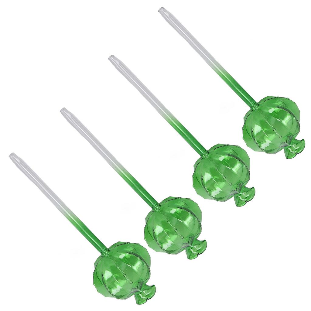 4pcs Self Watering Flower Globes Decorative Automatic Plants Watering Bulbs with Stopper for Indoor