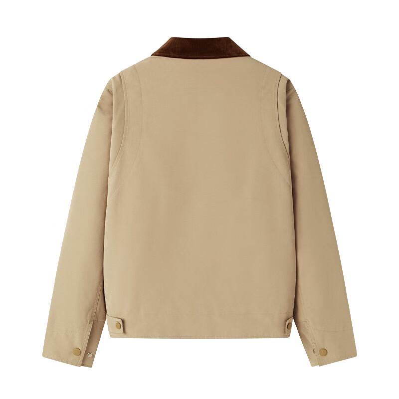 Navigare Men's Contrast Collar Cotton Jacket