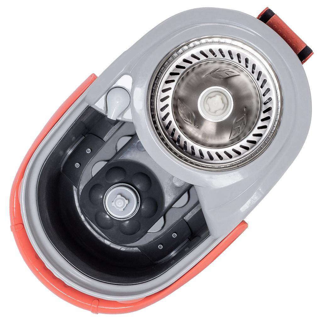 KADAX Spin Mop with Bucket on Wheels 128cm Grey