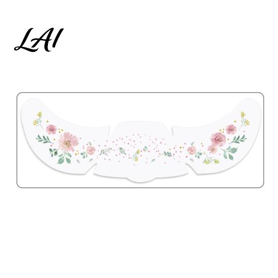 Party Tattoo Stickers Waterproof Temporary Sticker for Face Women Girls Face Easy Apply Decal Decorative Fake Valentine's Day Wedding Parties