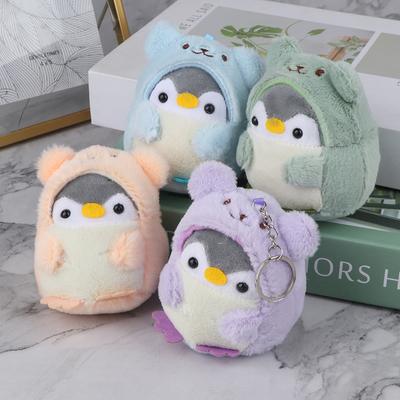 1Pc Nette Plüsch Pinguin Keychain Cartoon Pinguin Puppe Keyring Bag Frauen Geschenke