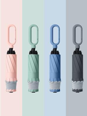Mybrella PASTELLA Schnallen-Typ 3-stufiger manueller Invert-Regenschirm PS11