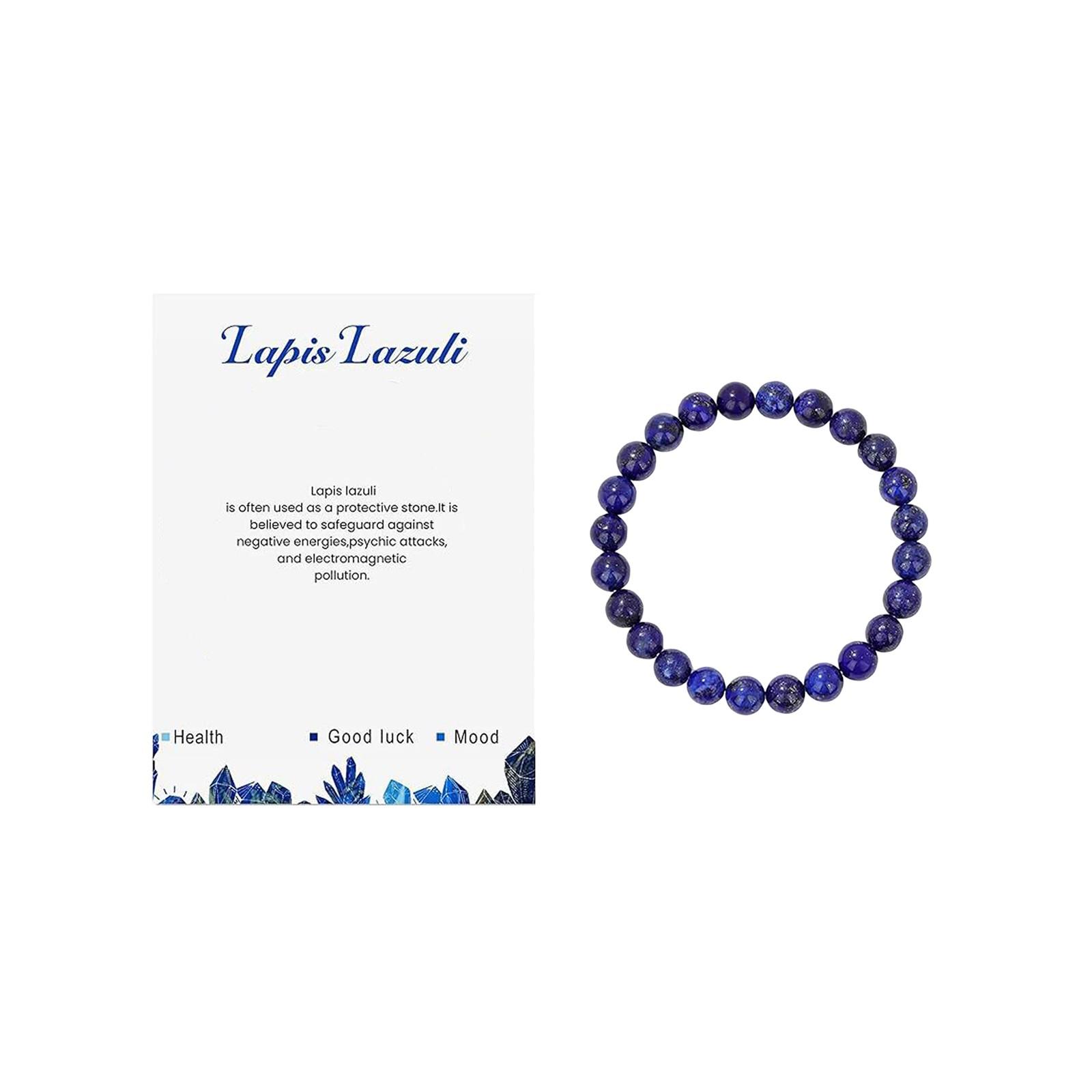 

Натуральный камень эластичный шнур бисерный браслет дружба подарочная карта ручная нить One Size