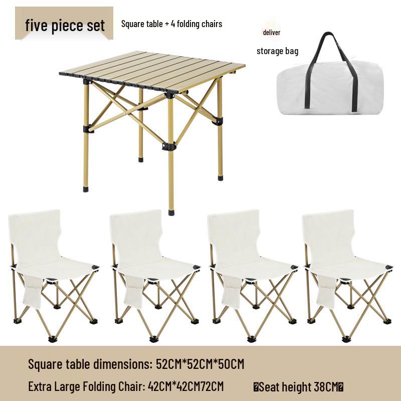 Portable Outdoor Folding Chair with Backrest for Camping and Art Sketching