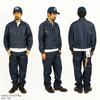 Prison Blues Denim Western Rigid Size L Jacket, Blue,