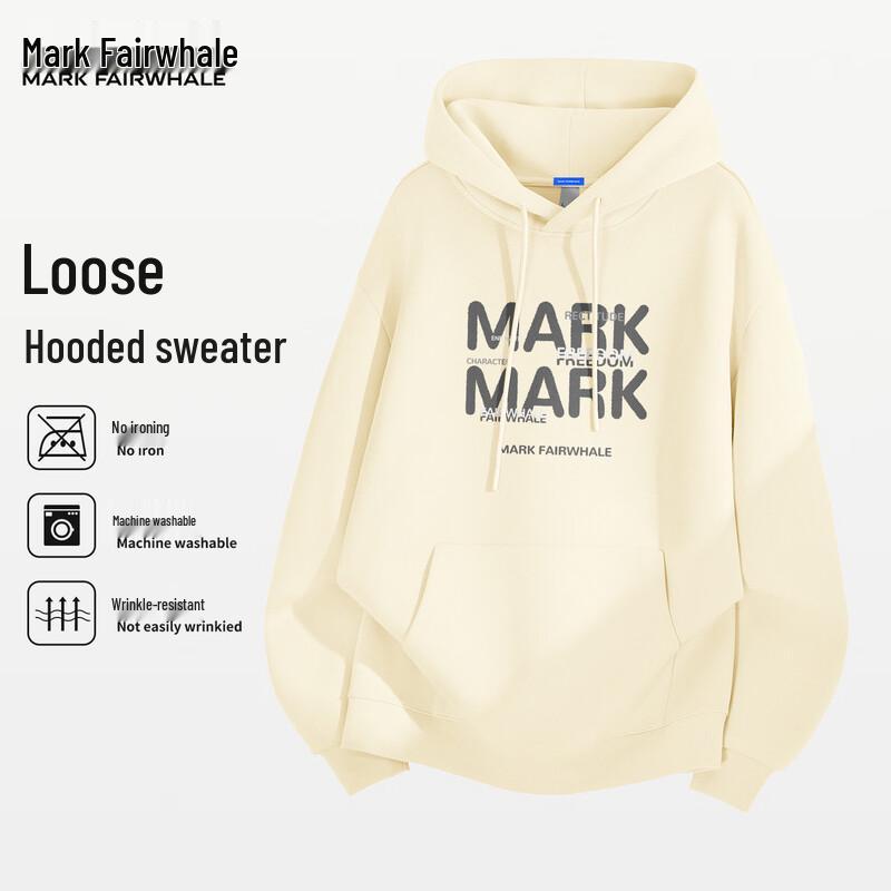 

Mark Fairwhale Men s 2025 Autumn Loose Fit Hooded Sweatshirt 3XL
