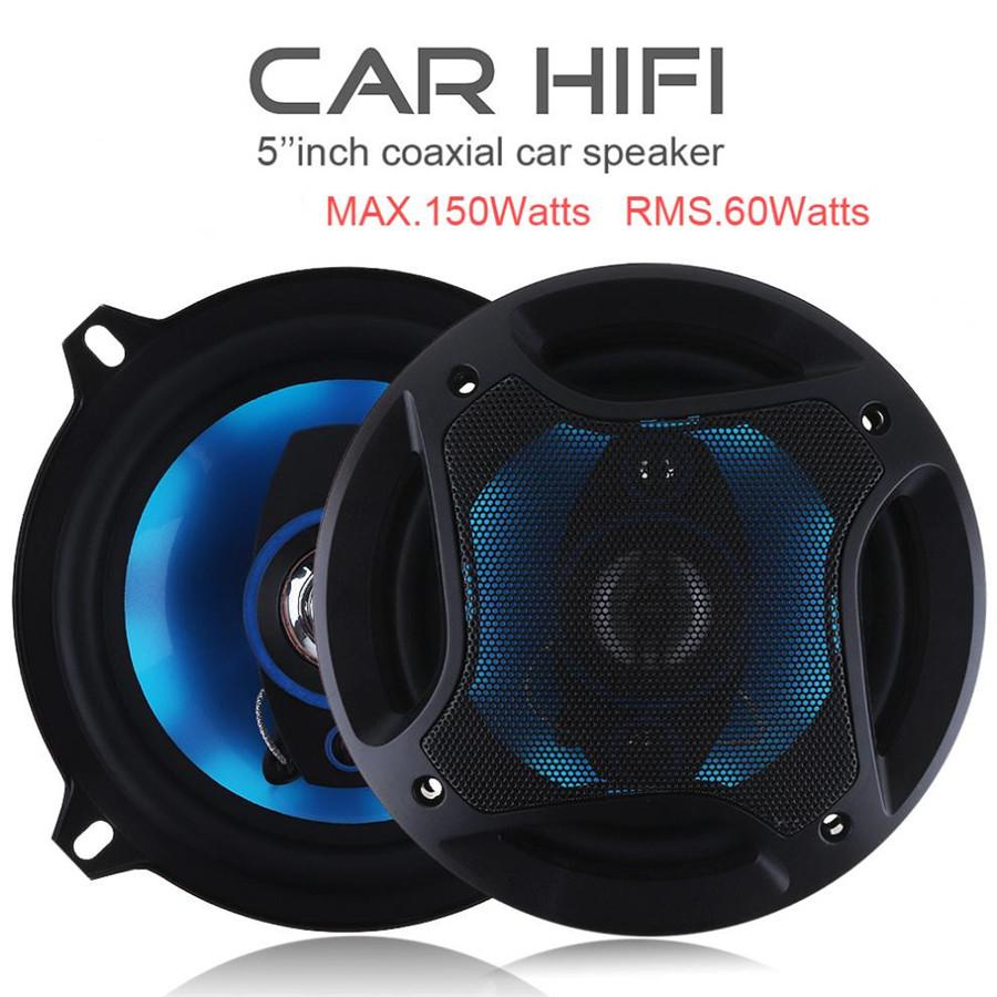 2Pcs 3 Way Car Coaxial Horn Hifi Full Frequency Stereo Audio Music Loudspeaker