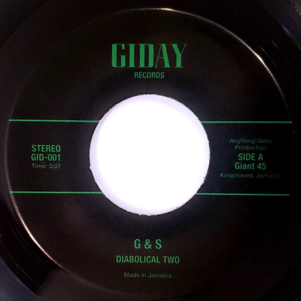 7inch Record DIABOLICAL TWO - G & S GID001 Giday Records 2011 US Soul/Funk Used