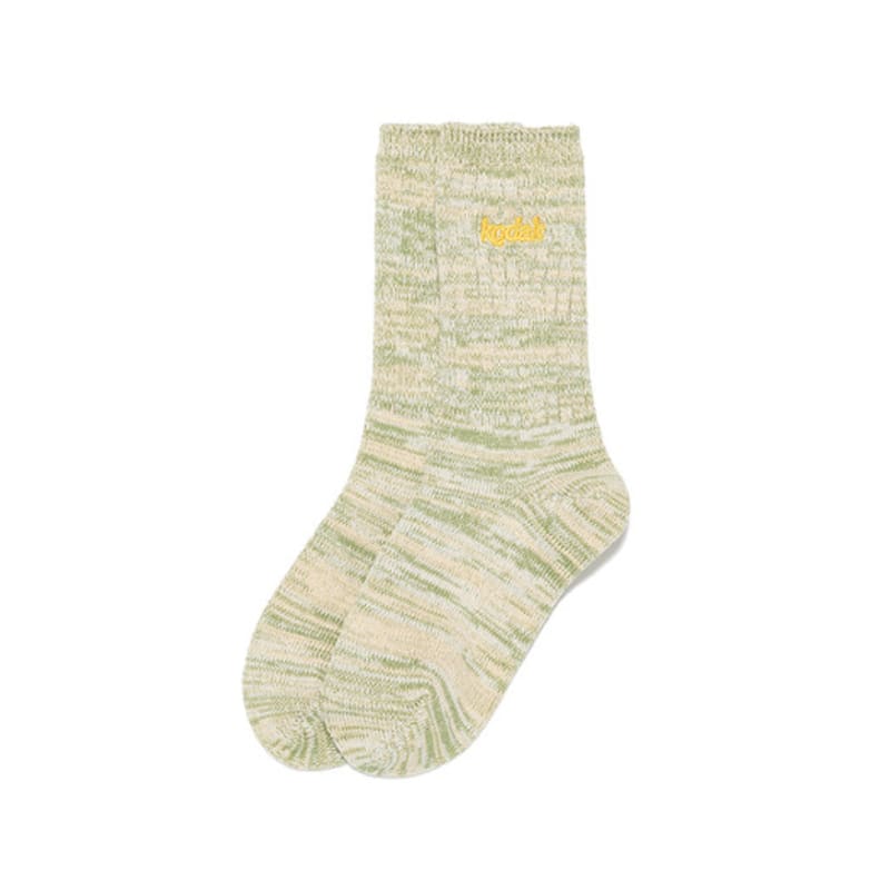 KODAK Apparel Multicolor Twisted Socks GREEN
