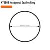 KT6808 Polisher Roller Accessories Kit: Seal Ring, Buckle, Stick, KT2000 Lid & Small Parts