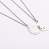 New Best Friends Yin Yang Taiji Pendant Necklace Set For 2 BFF Jewelry Taichi Round Crystal Choker For Bestie Friendship Gift