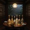 1 Pc Top Goods, Hand-ringing Bells, Retro Copper Bells, Serving Food, Lingdang Metal, Elderly Bells, Class Bells, Early Education Bells