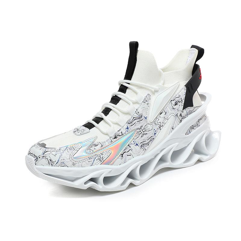 New fly-woven socks blade non-slip breathable sports running shoes breathable comfortable non-slip casual running