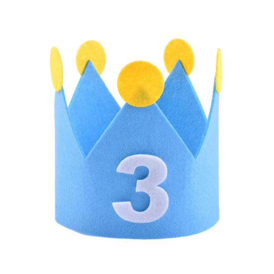 Narozeninová párty čepice Pohodlná velikost Ručně vyráběná koruna ve tvaru široké škály aplikací Okrasná párty dekorace Odolná proti opotřebení Dekorace na narozeninovou párty