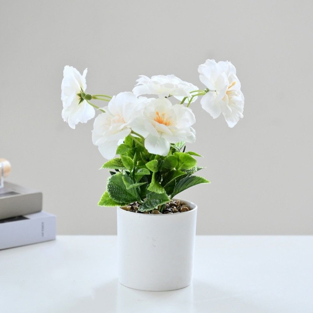 Thekenaufsteller Künstliche Blume Platzierung Topfpflanze Geschenk Kunstpflanze Blumenpott Party Dekoration