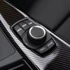 For BMW F30 F31 F35 F34 F32 F36 F33 Carbon Fiber Multimedia Button Panel Trim Cover M Performance Car Accessories