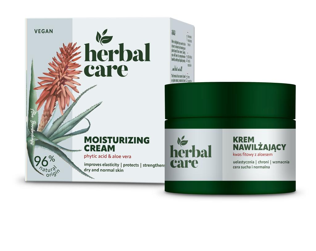 Крем увлажняющий Фитиновая кислота и алоэ вера Herbal Care Farmona 50 мл