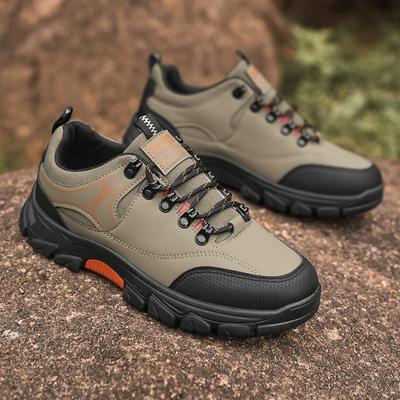 Fashion New Men's Sports Hiking Shoes 2024 Men's Anti Slip Training Shoes Leather Outdoor Oversized 48 Autumn Hiking and Jogging Shoes
