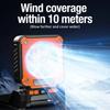 Outdoor camping fan portable USB tent lighting LED multifunctional Amazon camping solar electric fan