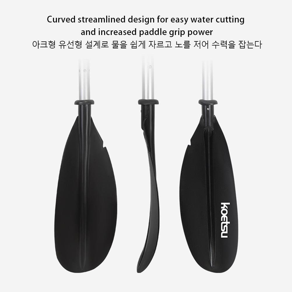 4-Piece Two Way Paddle Adjustable Double-Head Surfpaddle Aluminium Alloy Stand Up Paddleboard Paddles for Canoe Kayaking