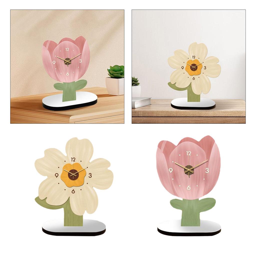 Table Clock, Accurate Timekeeping, Table Decoration for Living Room, Desk
