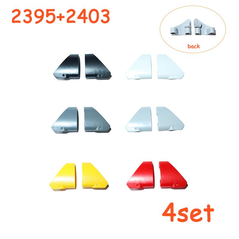 

3x3 Cone Shaped Panel Plate Curved Technical Parts MOC Mechanical Car Bricks Building Block Assembles Particles 2395 2403