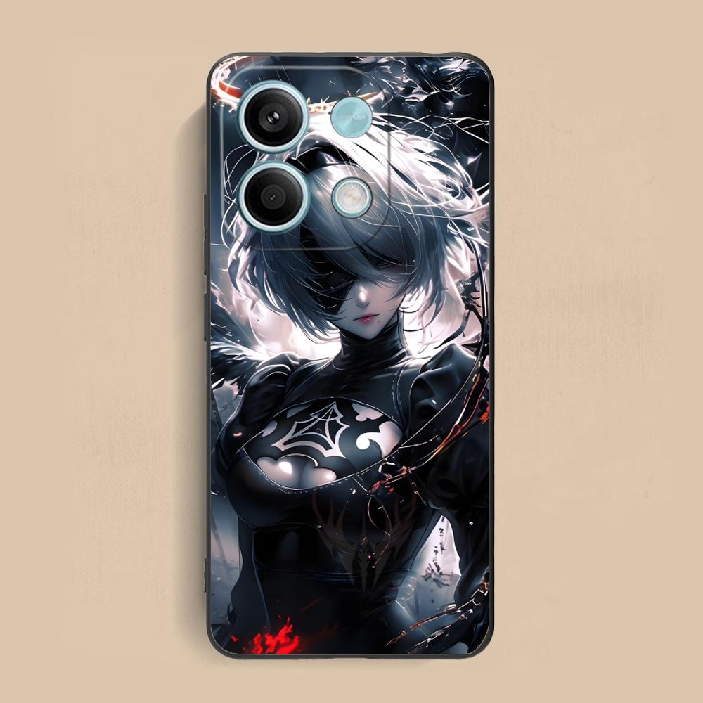 Nier 2B Automata Phone Case for Xiaomi Redmi Note 14 13 12 11 A5 3 2 1 Pro Plus 4G 5G Colour Printing Pretty Luxury Cellphones