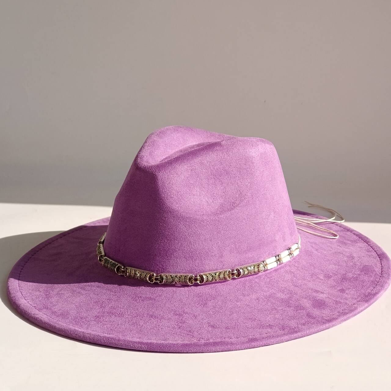 

Suede felt hat in light beige vintage and stylish soft felt hat Panama hat fedora hat church hat shapka chapeau homme M56-58CM