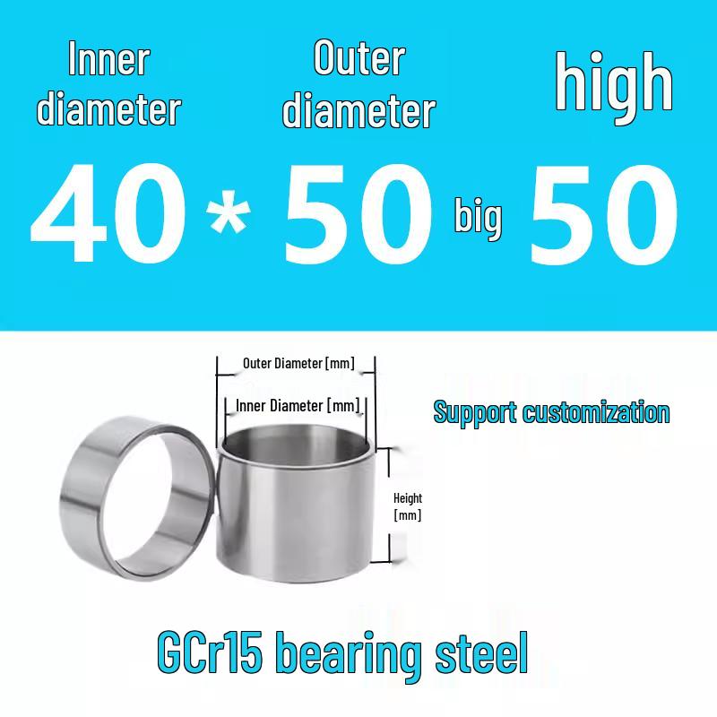 Steel Shaft Sleeve: Inner Diameter 30, Outer Spacer 48/50, Wear-Resistant for Removal and Guide Applications (Inner 35/37/38).