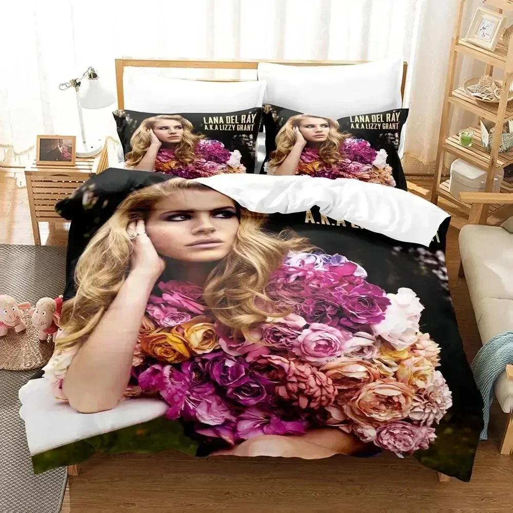 

Lizzy Grant Bedding Set Duvet Cover Sheet Printed Bed Set Pillowcase Bed Full Queen King Size Comforter Bedroom 135x200cm
