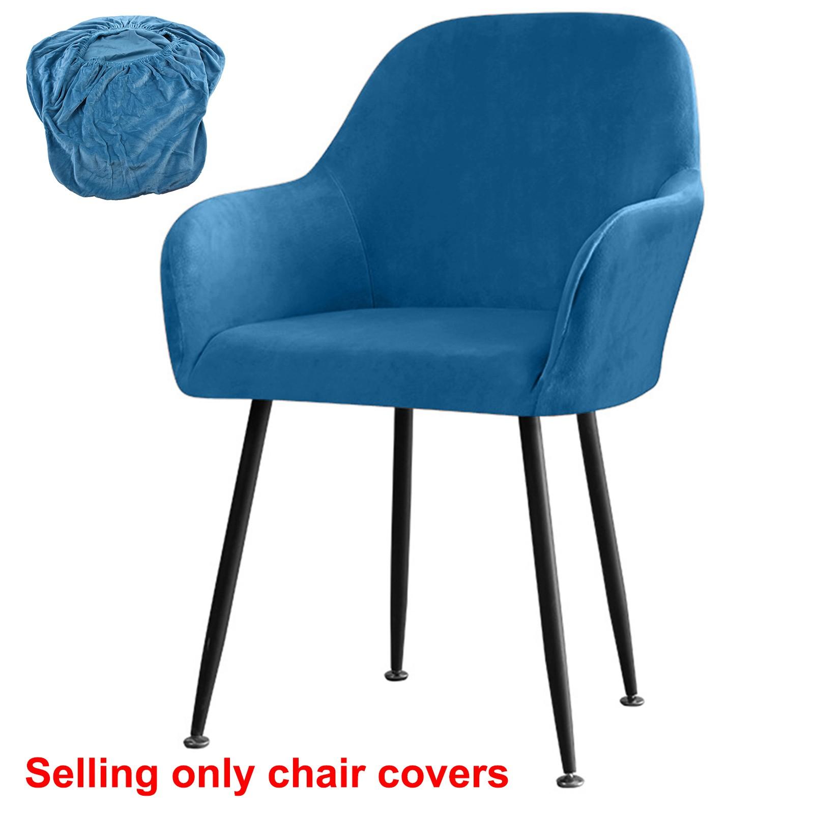 

Chair Cover Stretch Silver Fox Velvet Soft And Comfortable шар голубой