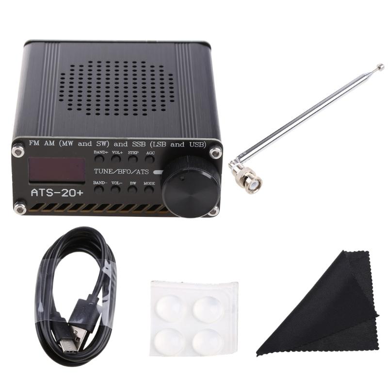

SI4732 All Band Radio Receiver FM AM (MW & SW) SSB (LSB & USB) with Lithium Battery + Antenna & Speaker