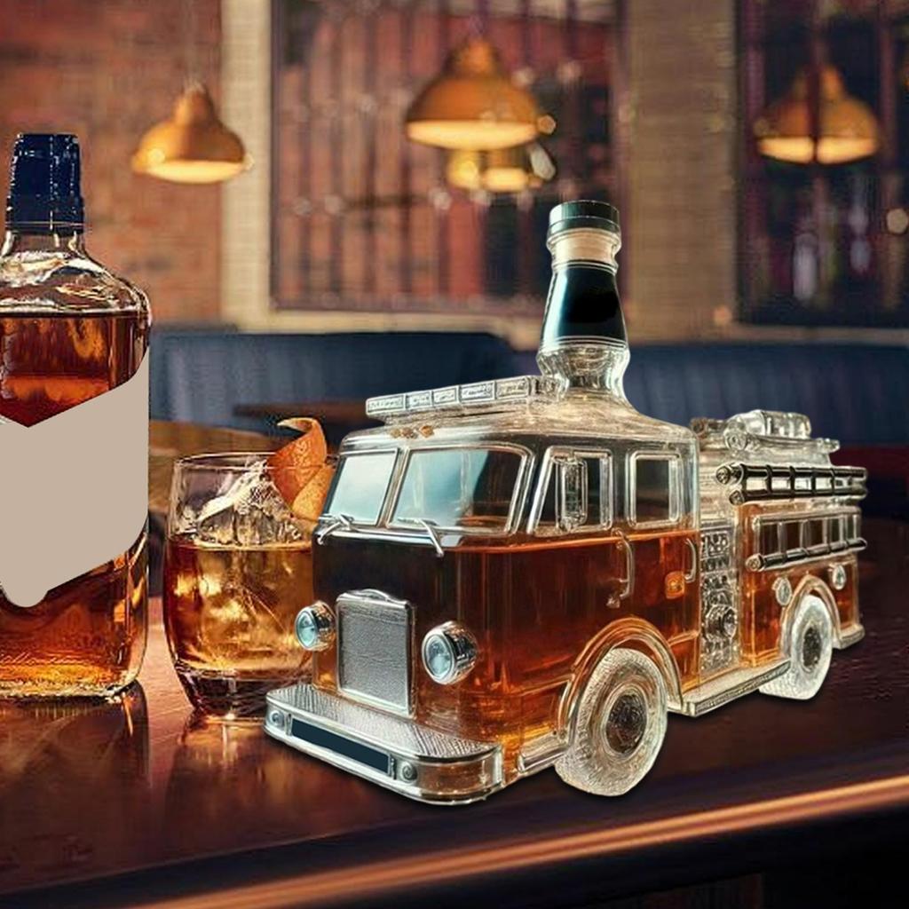 Car Models Whiskey Decanter Bottle Art Statue Exquisite Car Models Liquor Bottle Glass Whiskey Wine Bottle For Bar Office Home