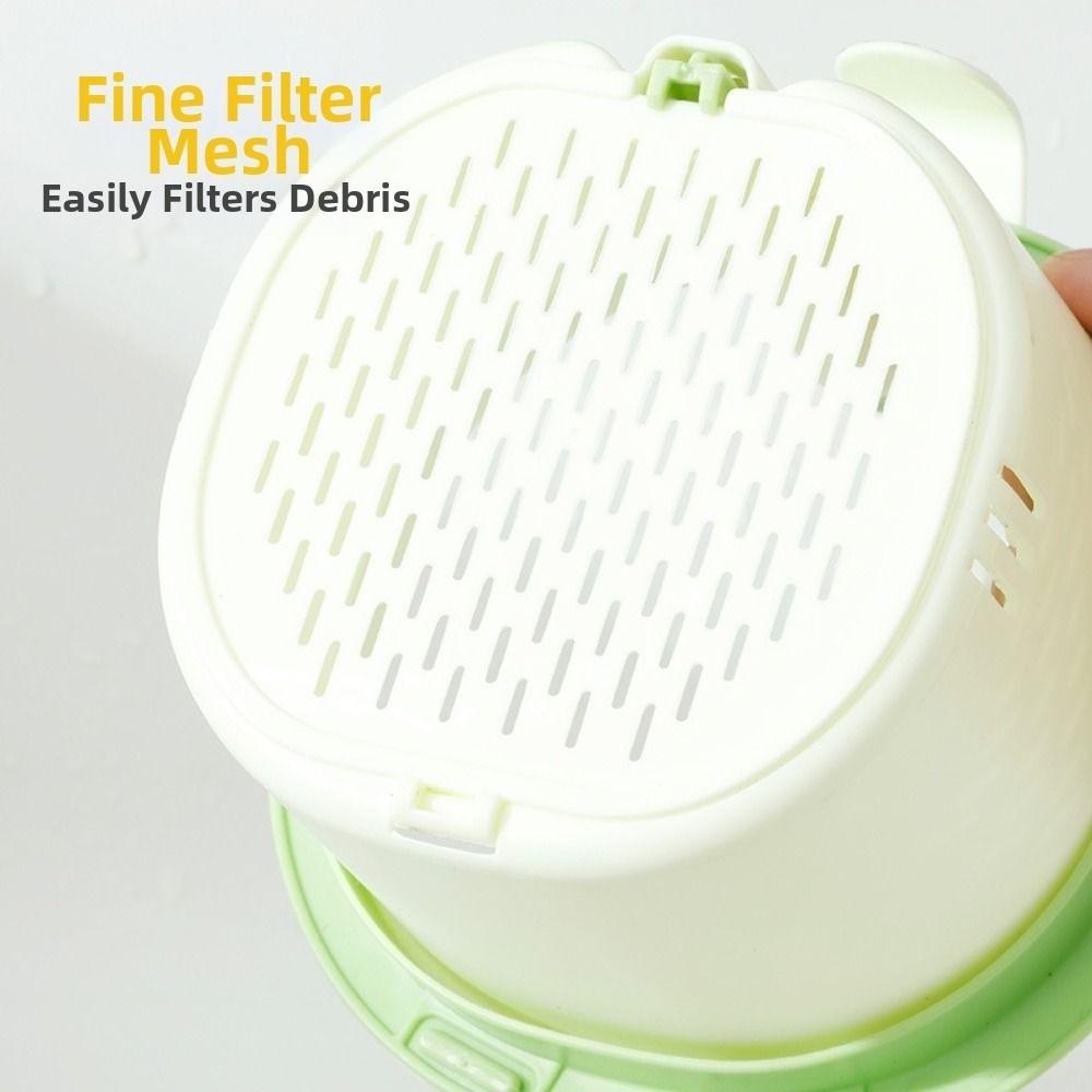Detachable Kitchen Garbage Filter Creative Automatic Dumping Filter Basket  Household