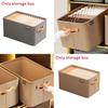 Modern Minimalist Fabric Storage Bin With Foldable Design For Clothing And Toy Organization