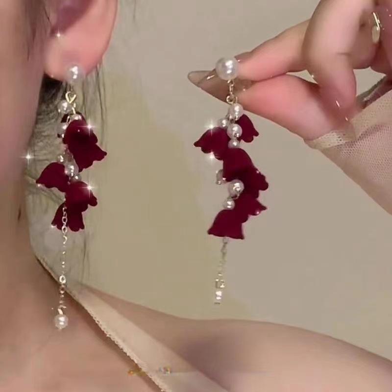 "Mondlicht Sterne" Lange Quasten Stern Ohrringe - Beinhaltet Optionen für nicht-gestochene Ohren