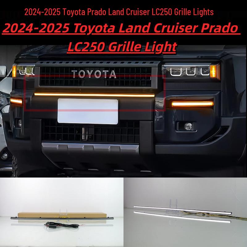 2024-2025 Toyota Prado LC250 Zweifarbiges Motorhaubenlicht Modifikation
