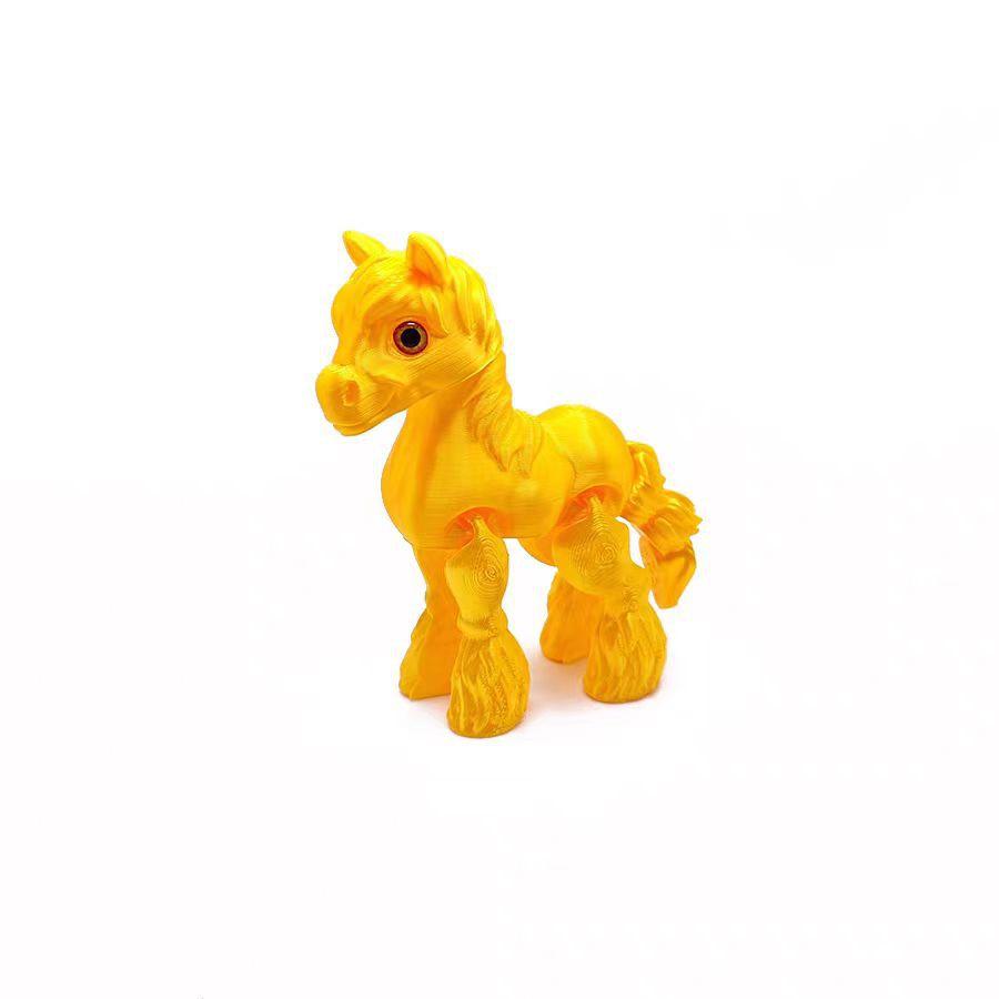 3D-Druck Pferdefiguren Mehrgelenkig Bewegliche Simulationspferde für Wohnaccessoires Geschenk Wohnzimmerdekoration