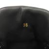 Used Joy Women's Lace-up Shoes (YF42FJO, 36), Rubberized Smooth Calfskin Low-Cut, 7-Eye, 9.1" with Arch Logo, Black