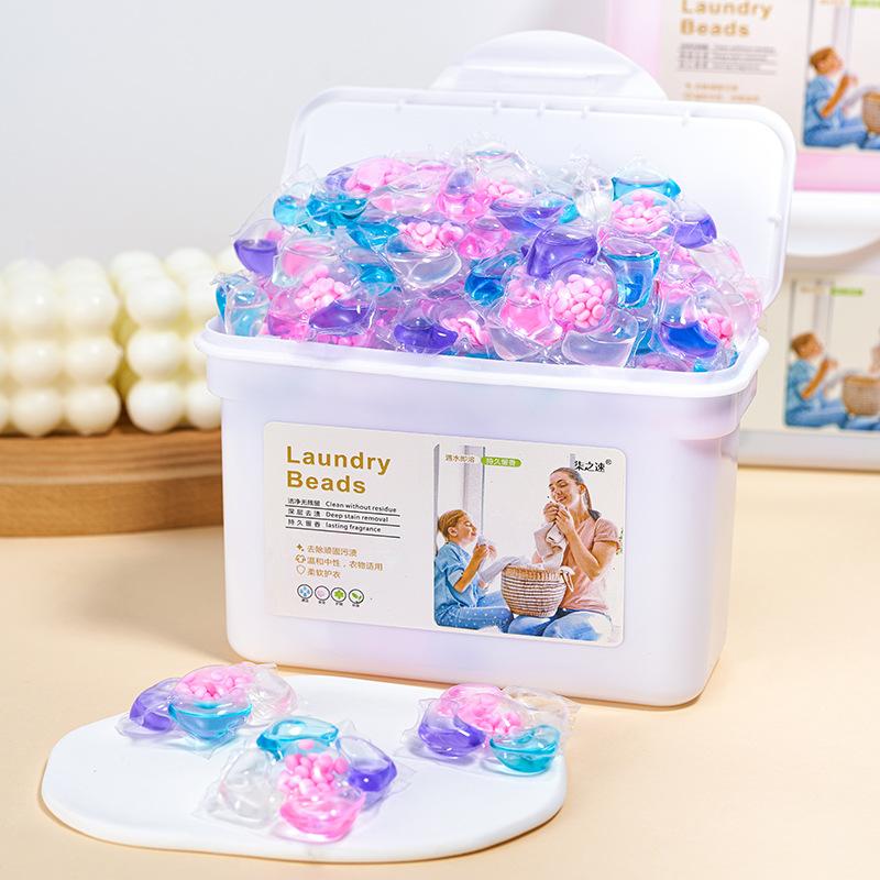 100 pièces de Perles de Lavage Camélia | Gousses 8X Concentrées | Nettoyage en Profondeur V2