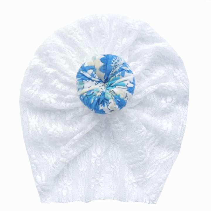Summer Lace Donut Baby Hat: Cute & Breathable Newborn Pullover