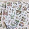 Garden Journal Stickers, 50 Sheets Washi Junk Journaling Sticker Book, Scrapbook Supplies, Watercolor Scrapbooking For Adults