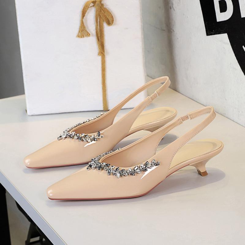 

Мода Европейский и Американский Стиль Т-образный Ремешок Туфли на Высоком Каблуке С Полым Острым Носком Мелкий Вырез Ремешок на Одну Полоску Тонкий Каблук Одинарные Туфли Женские 35