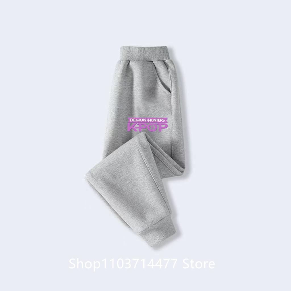 Funny Pants Kpop Demon Hunters Trousers Children Clothes Kid Girl Boy Pant Baby Casual Clothes