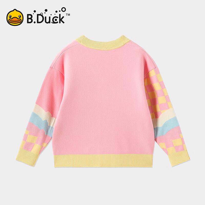 B.Duck Girls' Cartoon Knitted Cardigan Sweater