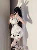 Naughty Witch Sexy Lingerie Cosplay Hot Uniform PULeather Open Crotch Bodysuit Kawaii Transparent Chest Jumpsuit Rabbit Costumes